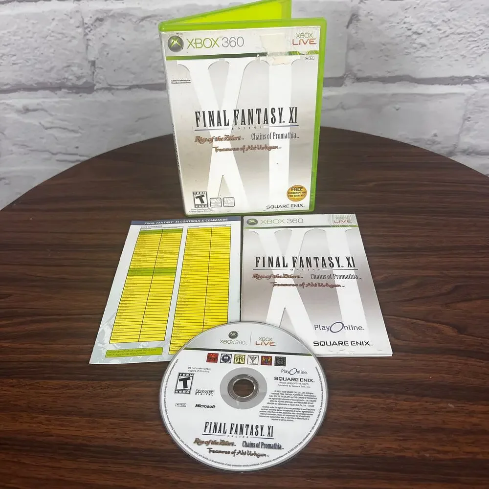 Xbox‎ 360 Final Fantasy XI Online NTSC CIB Complete In Box Video Game